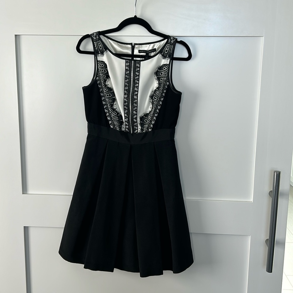 Black and white dress